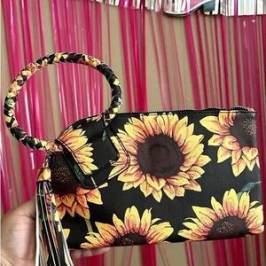 Sunflower Print Women's Bag